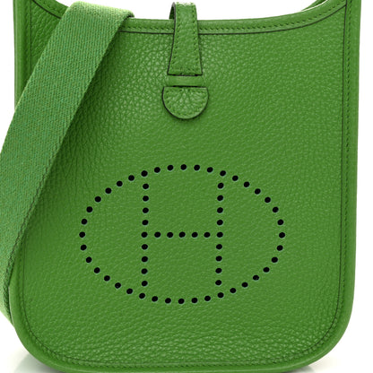 Hermes Taurillon Maurice Evelyne TPM Vert Yucca 7 of 10