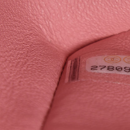 Chanel Caviar Chevron Quilted Small Double Flap Pink 9 of 11