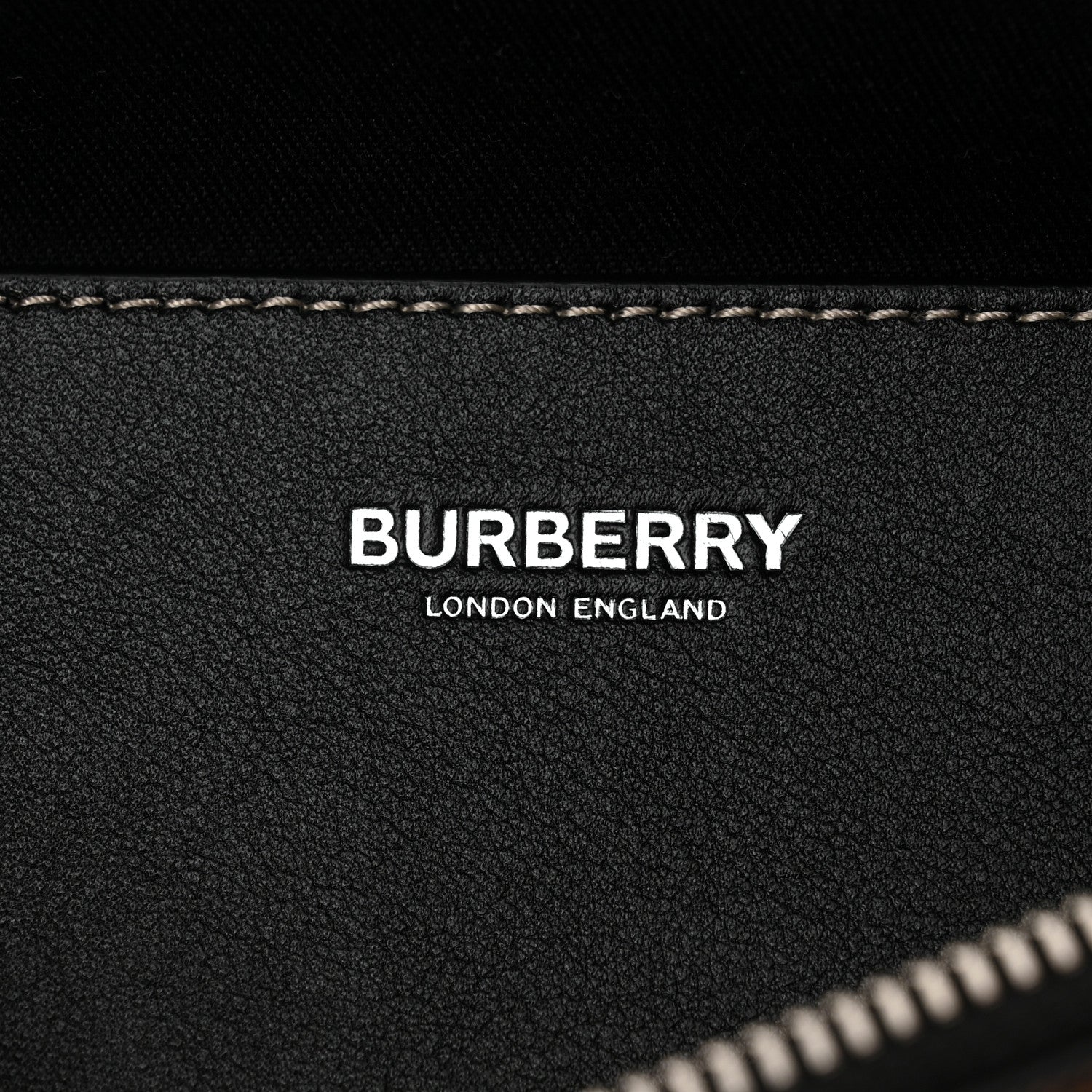 Burberry E-canvas Check Cason Bum Bag Dark Birch Brown 6 of 9