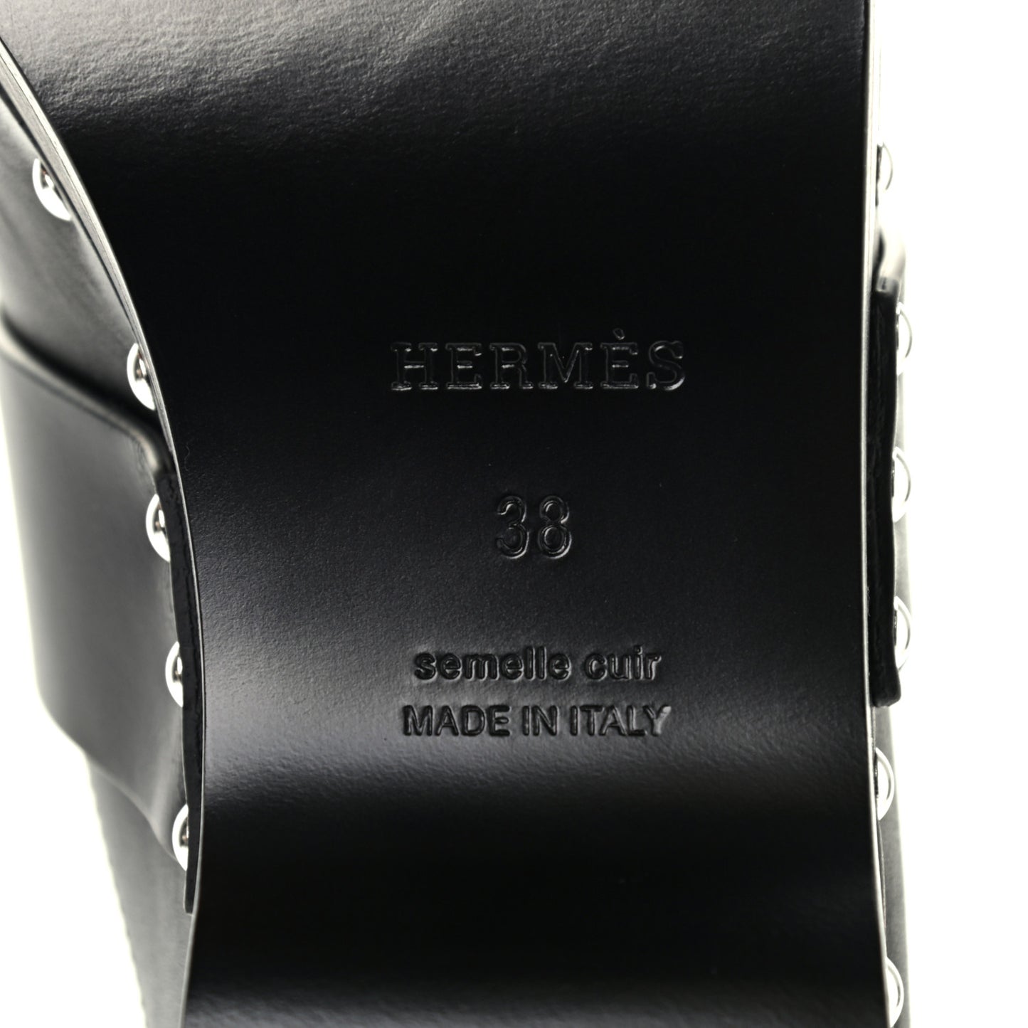 Calfskin Calya Mules 36 Black