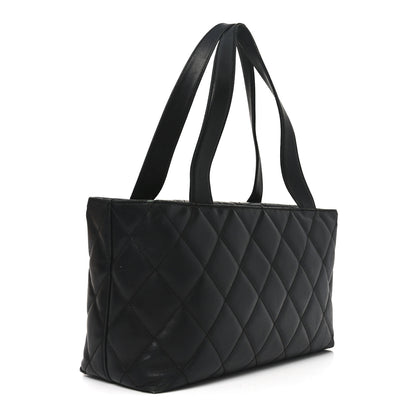 Chanel Lambskin Quilted Shoulder Bag Black 3 of 11
