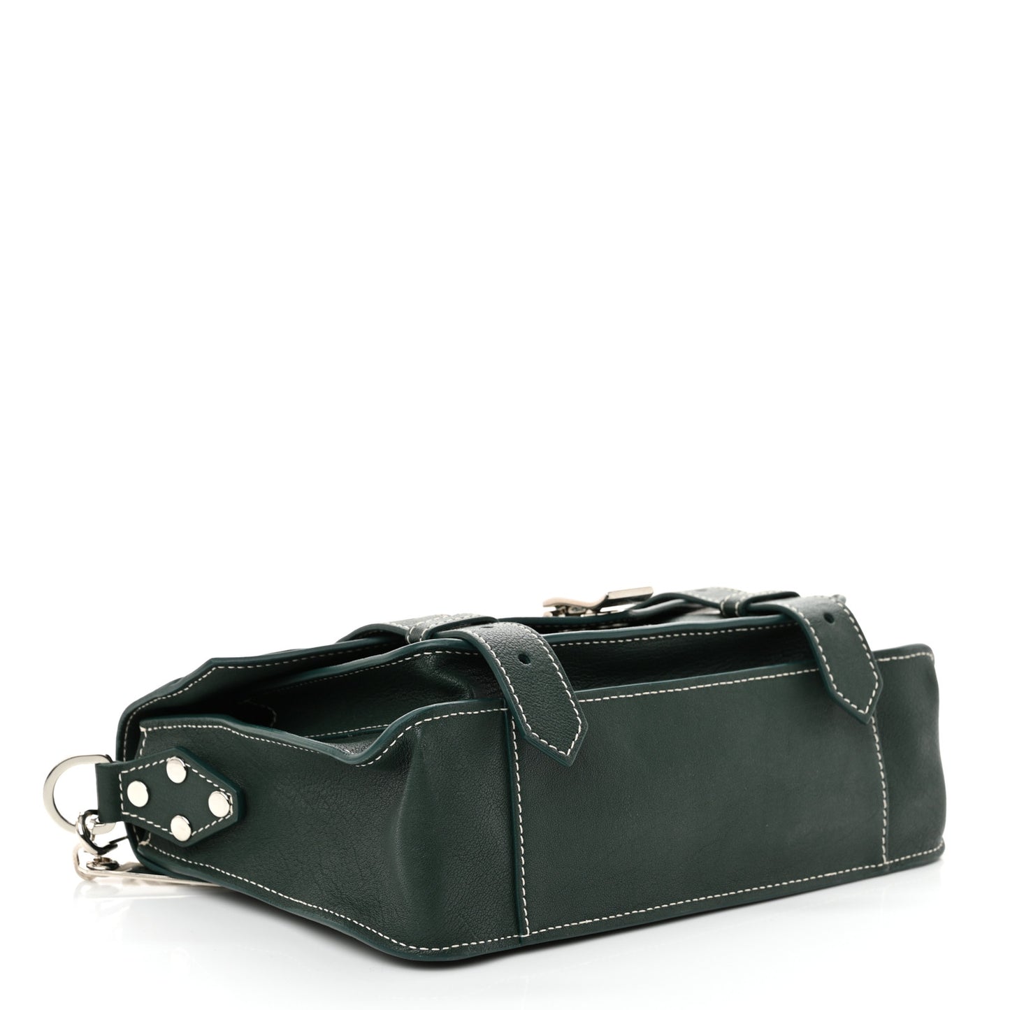 Lambskin Tiny PS1 Satchel Dark Green