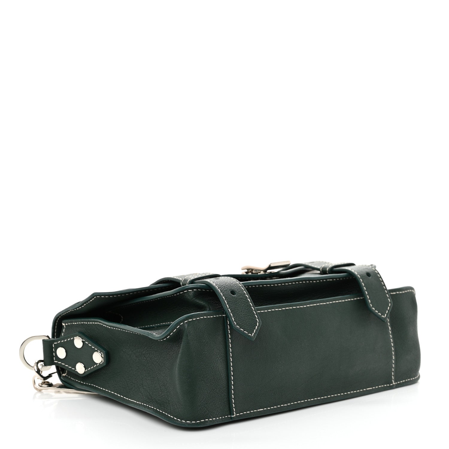 Proenza Schouler Lambskin Tiny PS1 Satchel Dark Green 4 of 11