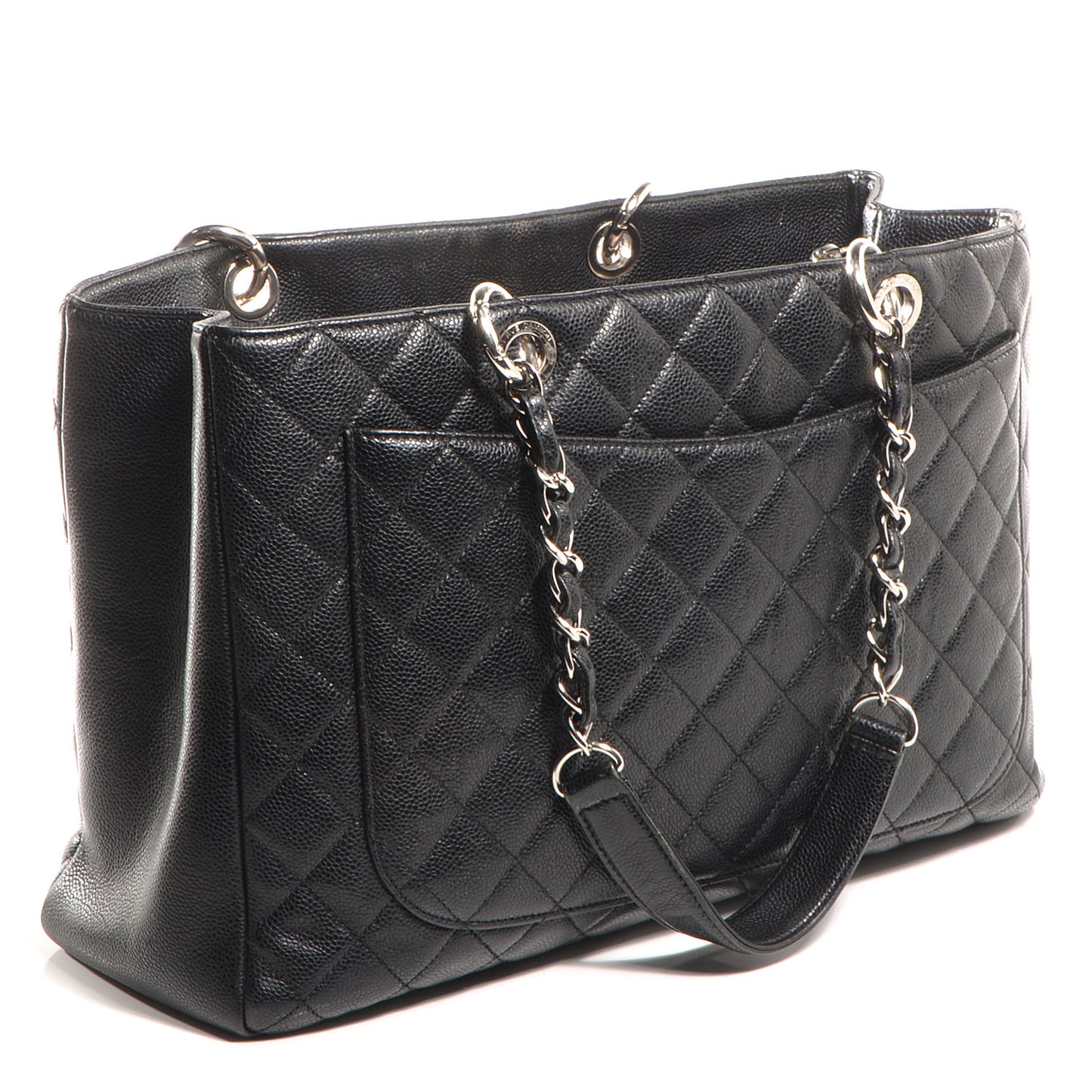 Caviar XL Grand Shopping Tote Black