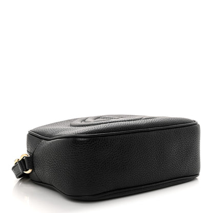 Gucci Pebbled Calfskin Soho Disco Bag Black 4 of 13