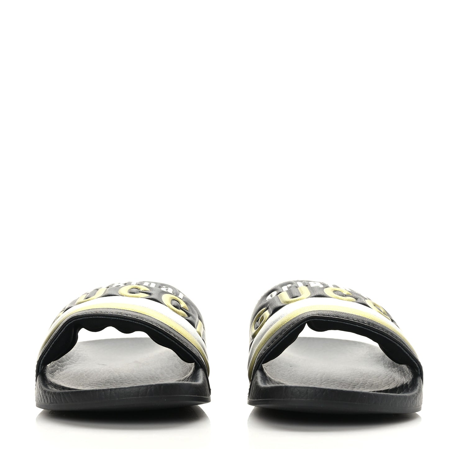 Rubber Womens Pursuit Pool Slide Sandals 35 Black