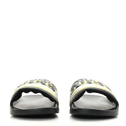 Gucci Rubber Womens Pursuit Pool Slide Sandals 35 Black 2 of 6