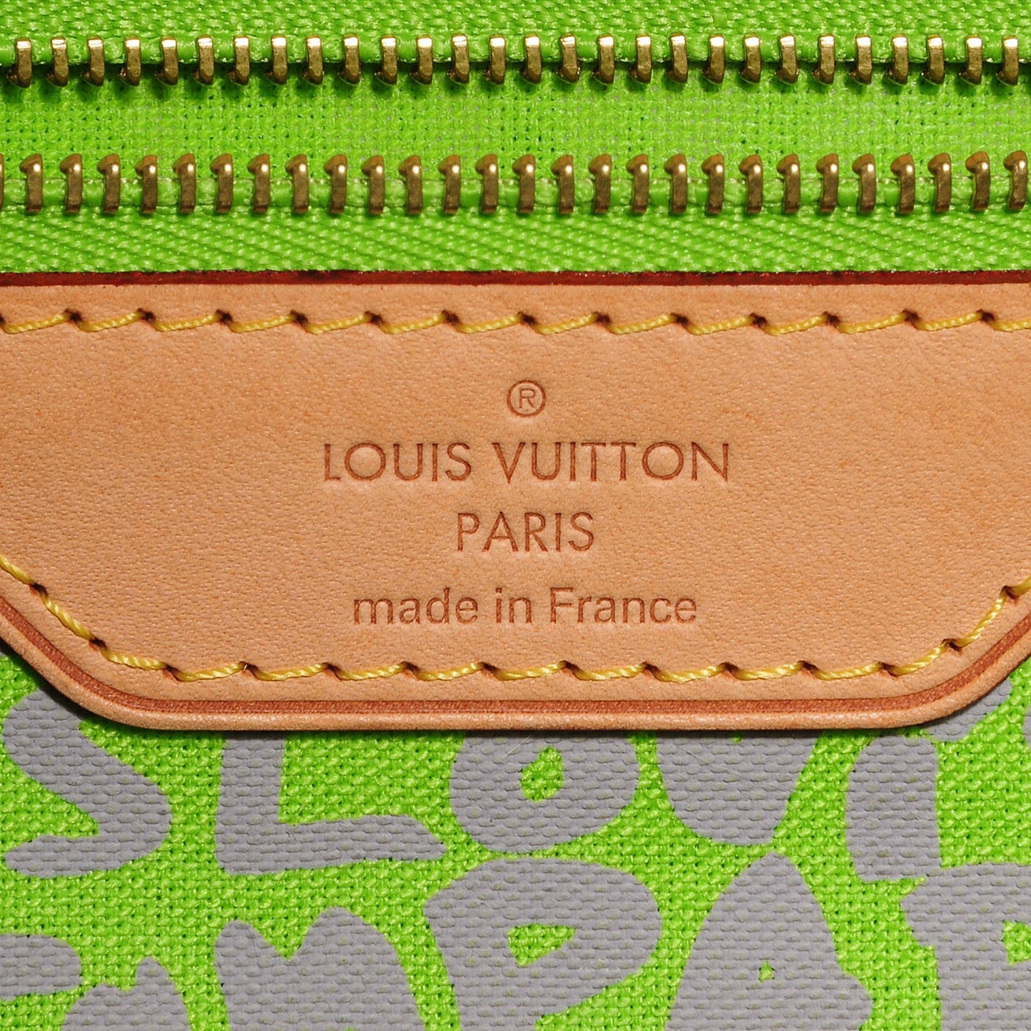 Monogram Graffiti Neverfull GM Green