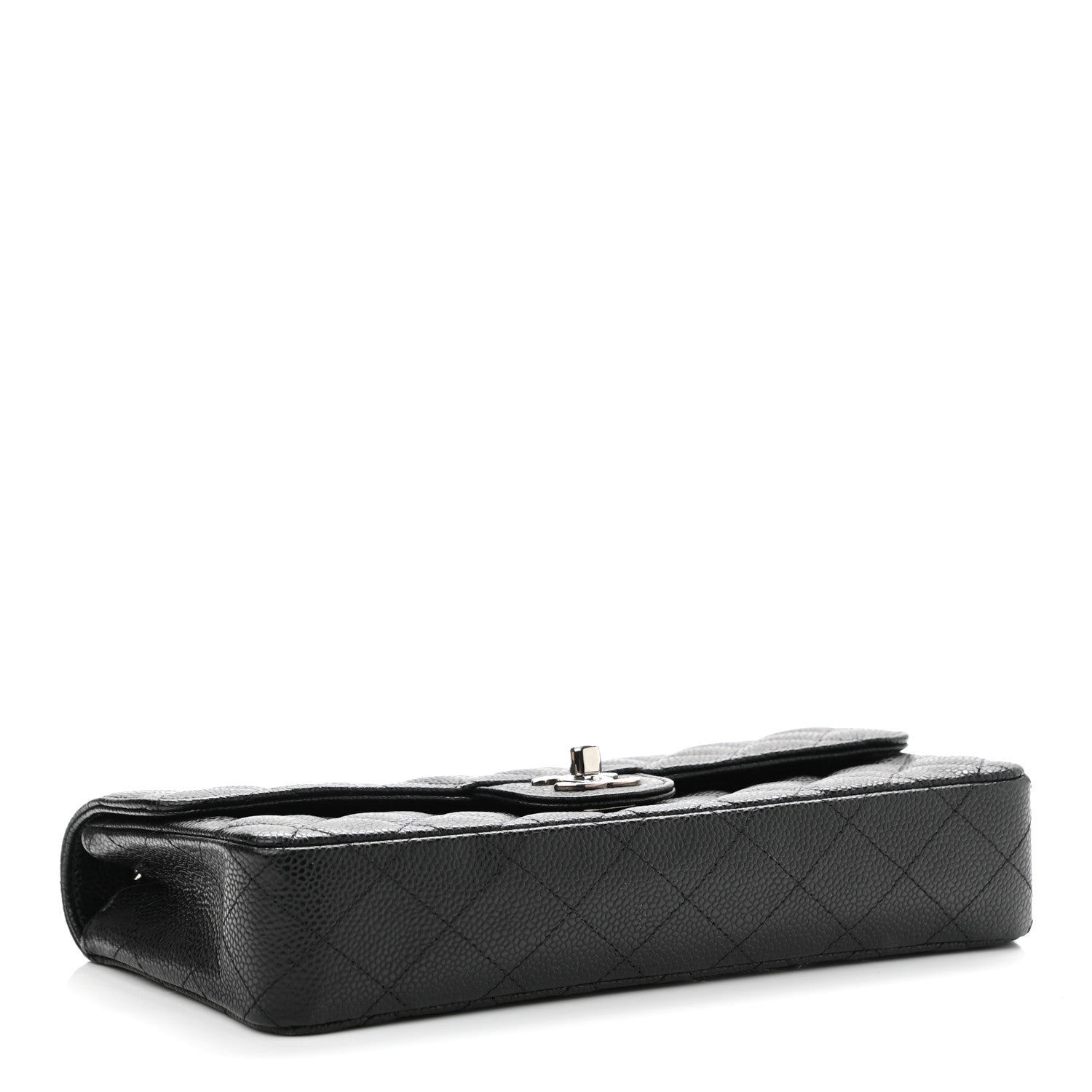 Chanel Caviar Quilted East West Flap Black 4 of 12