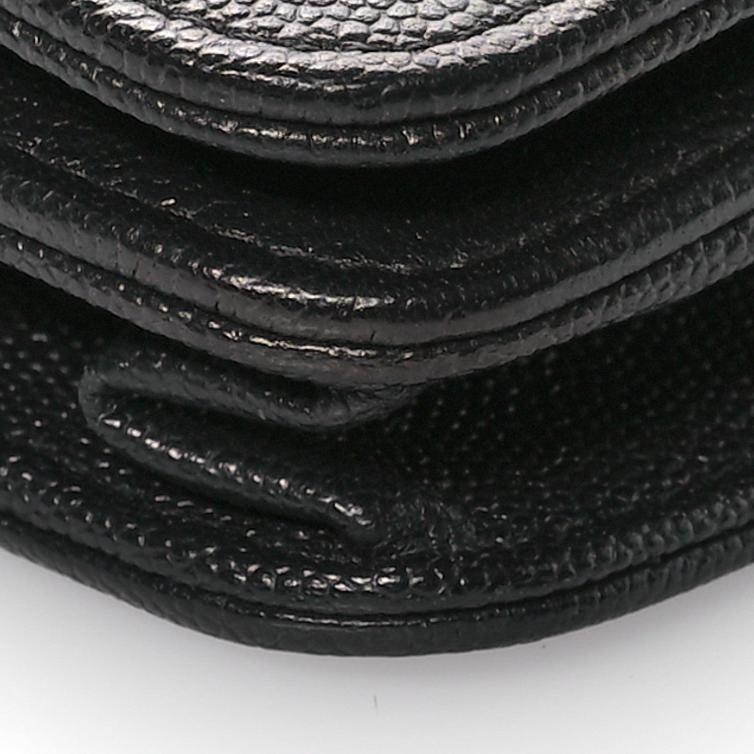 Chanel Caviar Quilted Vintage Mademoiselle Wallet On Chain WOC Black 10 of 12