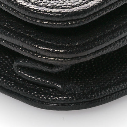 Chanel Caviar Quilted Vintage Mademoiselle Wallet On Chain WOC Black 10 of 12