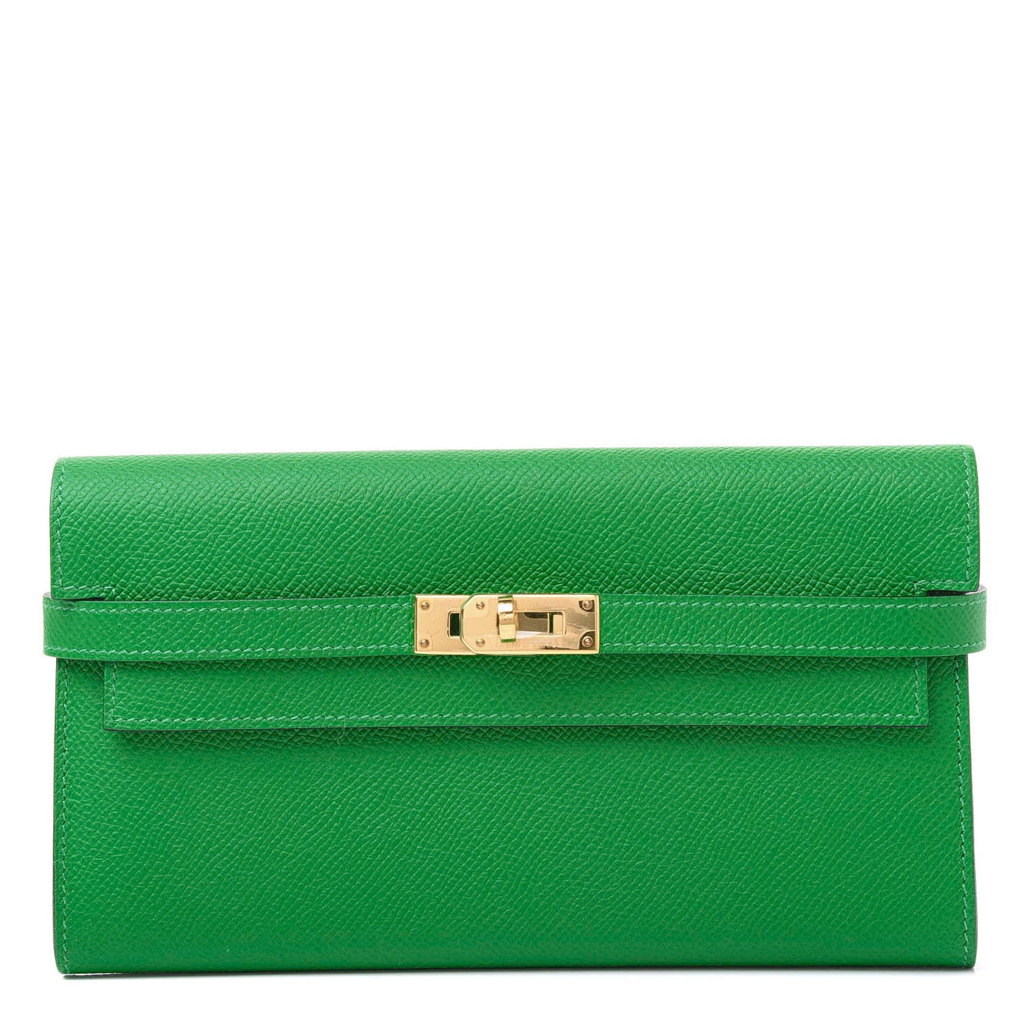 Hermes Epsom Kelly Longue Wallet Bambou 1 of 9