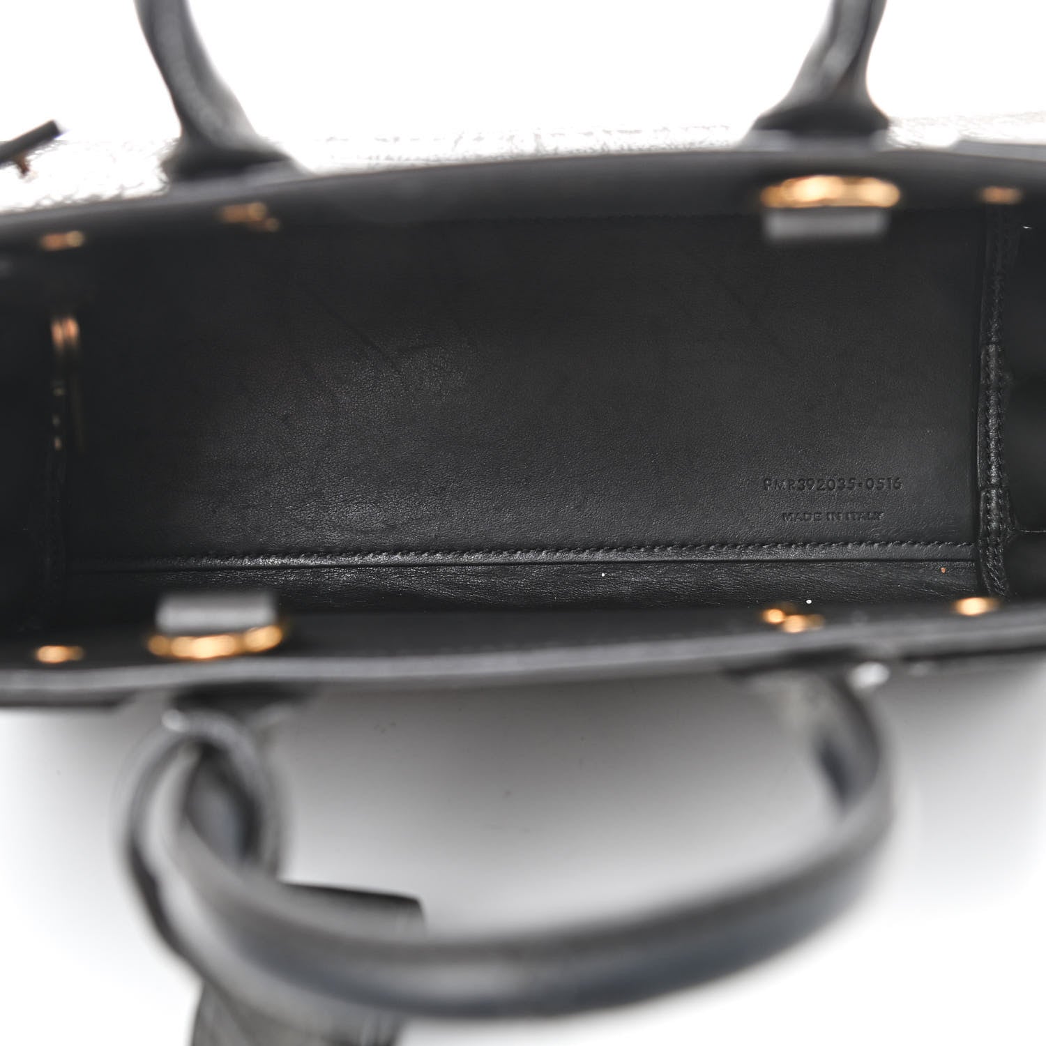 Saint Laurent Crocodile Embossed Nubuck Nano Sac De Jour Dark Anthracite 4 of 7