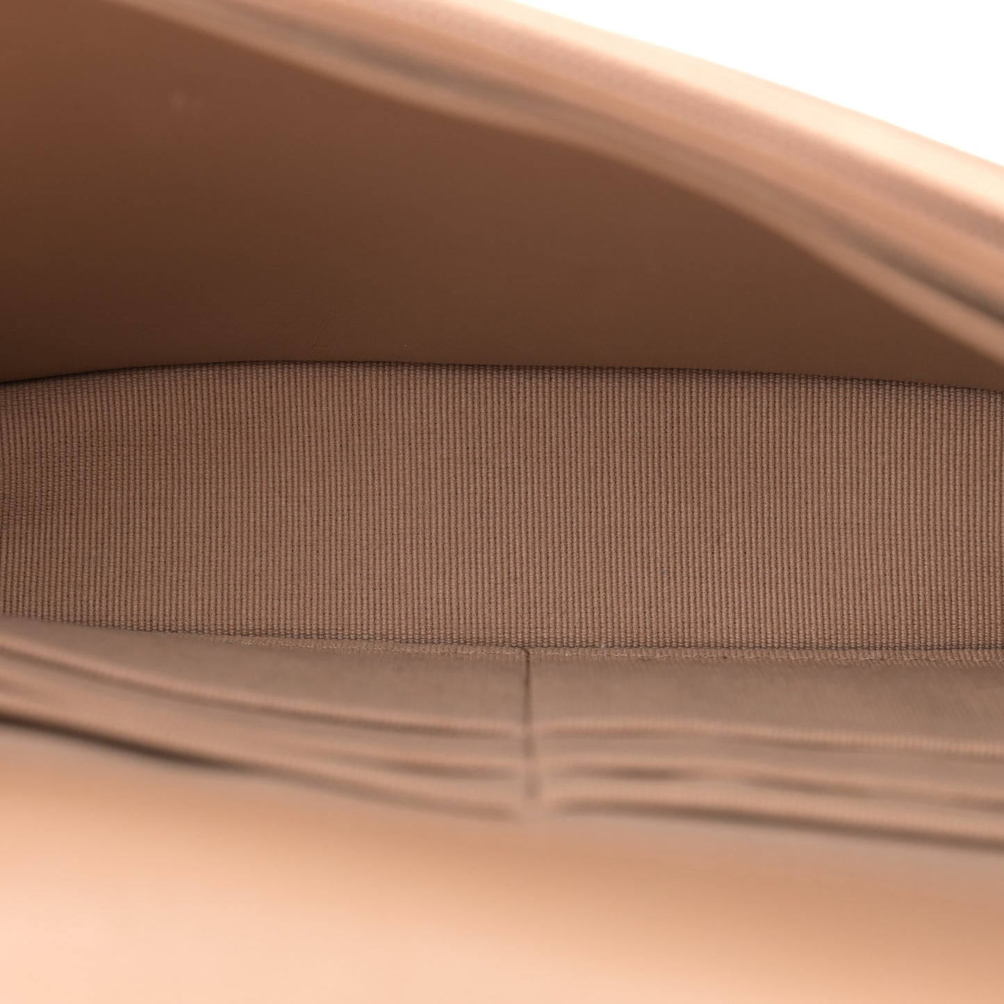 Caviar Quilted Boy Top Handle Wallet On Chain WOC Beige