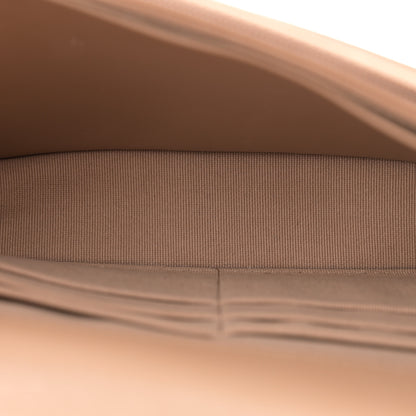 Chanel Caviar Quilted Boy Top Handle Wallet On Chain WOC Beige 5 of 13