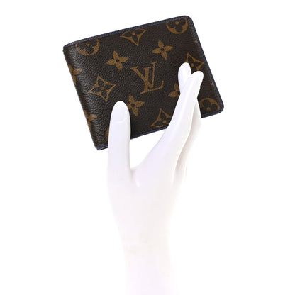 Louis Vuitton Monogram Outdoor Slender Wallet Indigo Blue 2 of 8