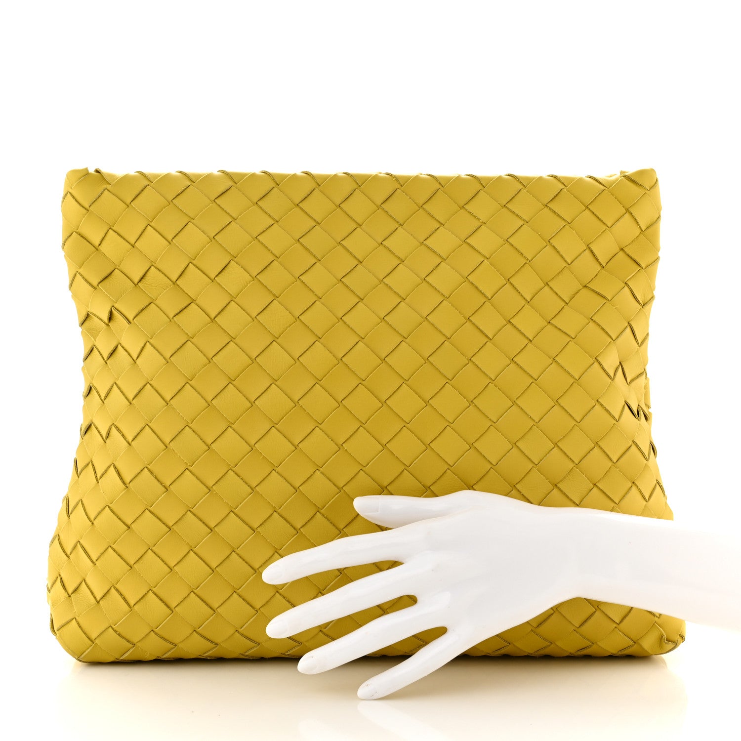 Bottega Veneta Nappa Intrecciato Hydrology Pouch Bag Kiwi 2 of 11