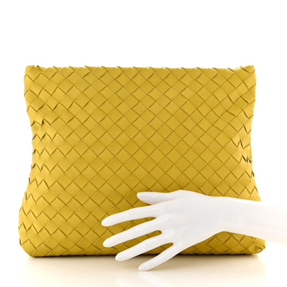 Bottega Veneta Nappa Intrecciato Hydrology Pouch Bag Kiwi 2 of 11