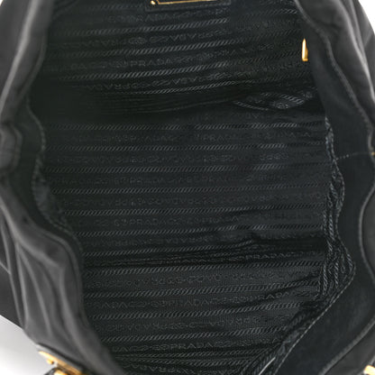 Prada Tessuto Nylon Gaufre Tote Black 4 of 11