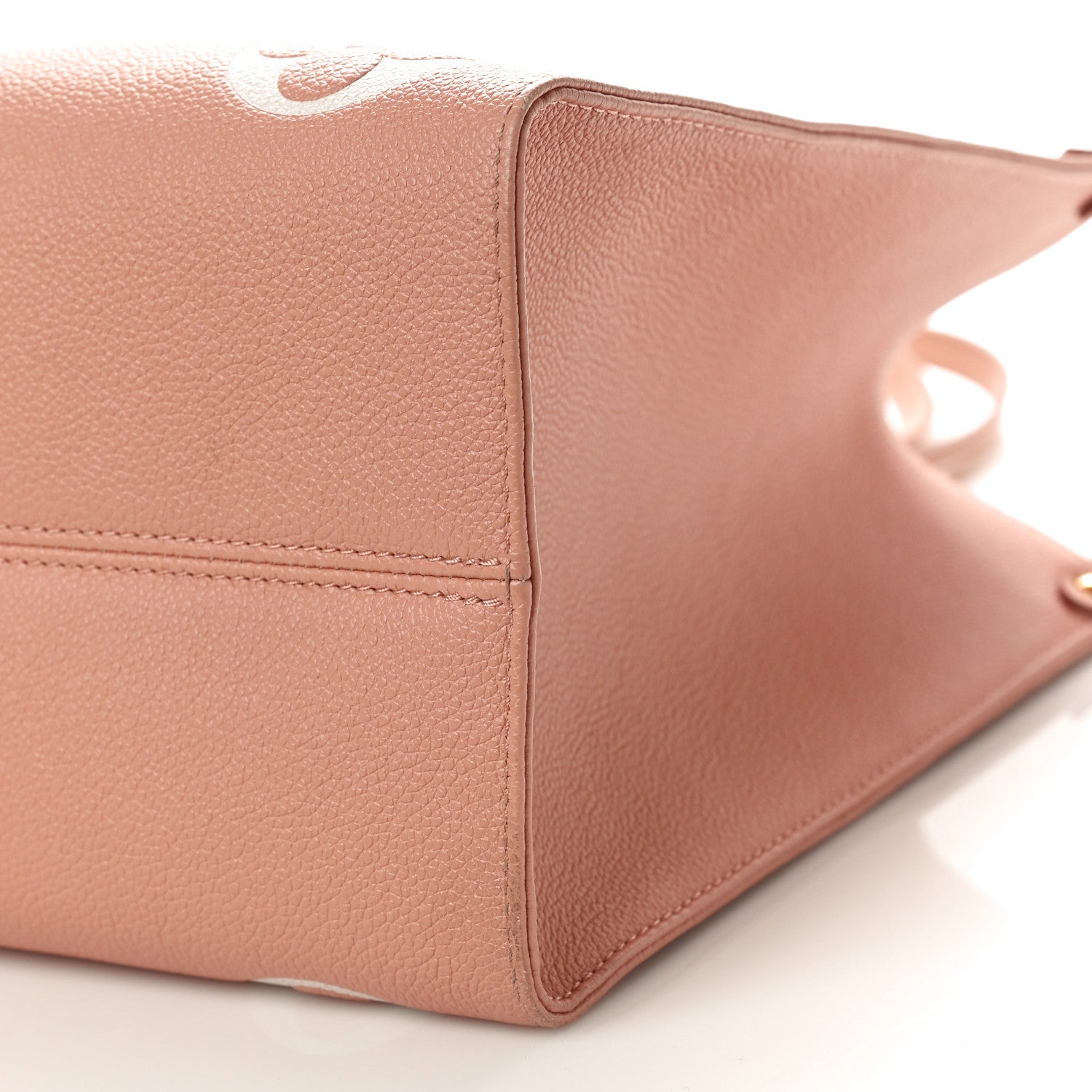 Louis Vuitton Empreinte Monogram Giant Onthego MM Rose Trianon Creme 9 of 10