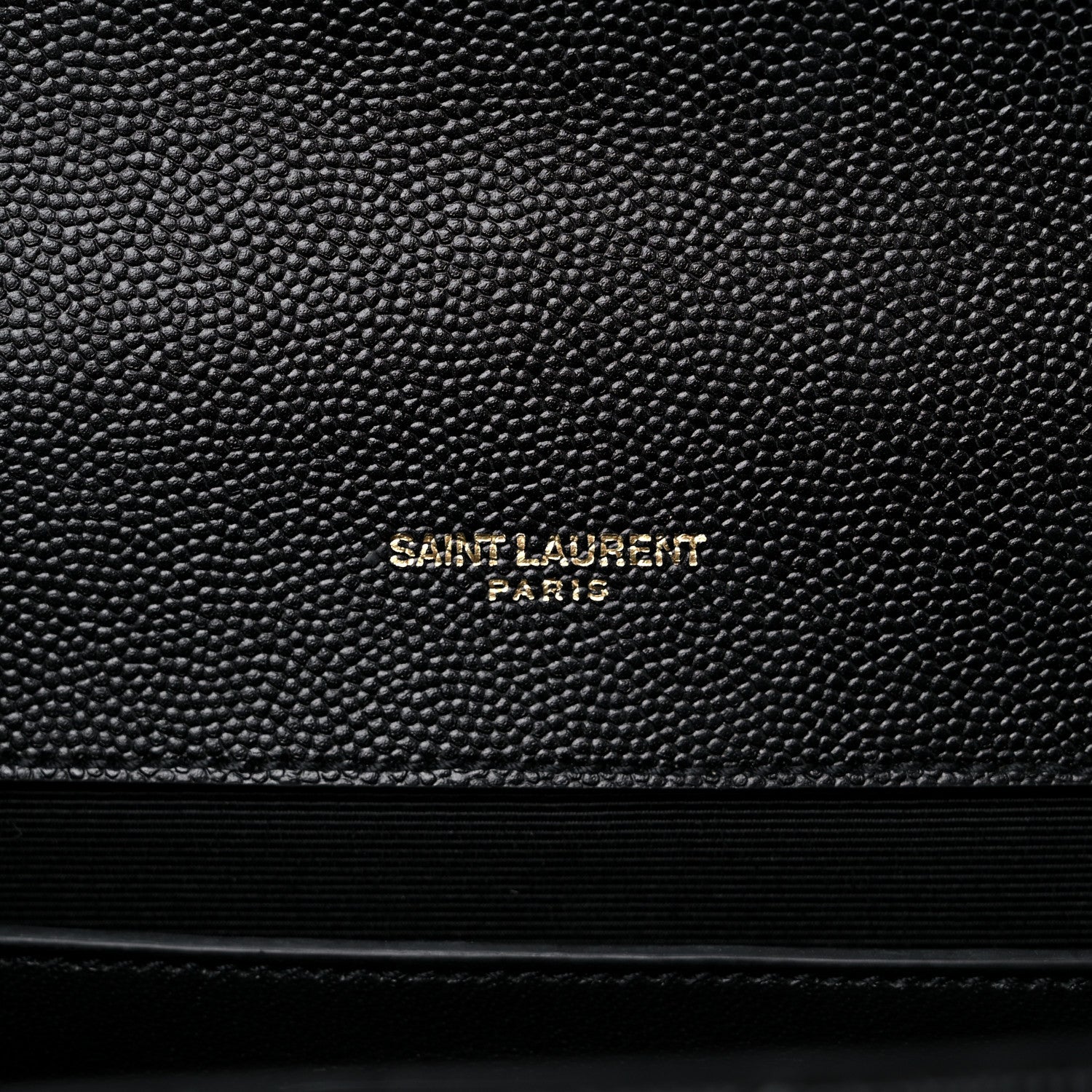 Saint Laurent Grain De Poudre Matelasse Chevron Medium Monogram Satchel Black 6 of 10