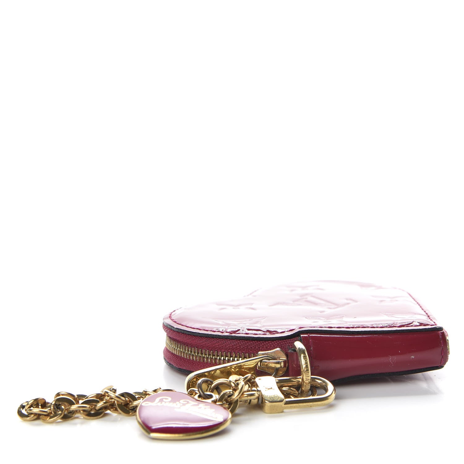 Louis Vuitton Vernis Heart Coin Purse Rose Indien 4 of 7