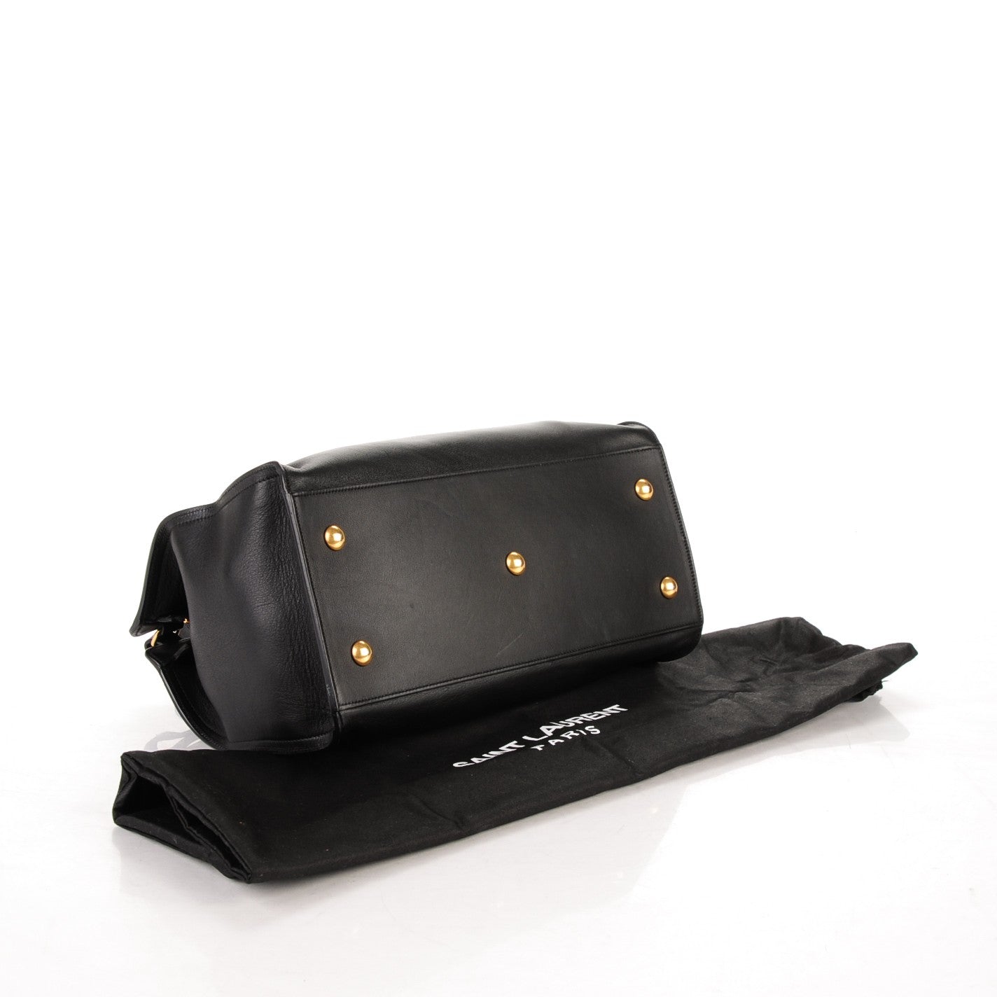 Calfskin Small Classic Y Cabas Black