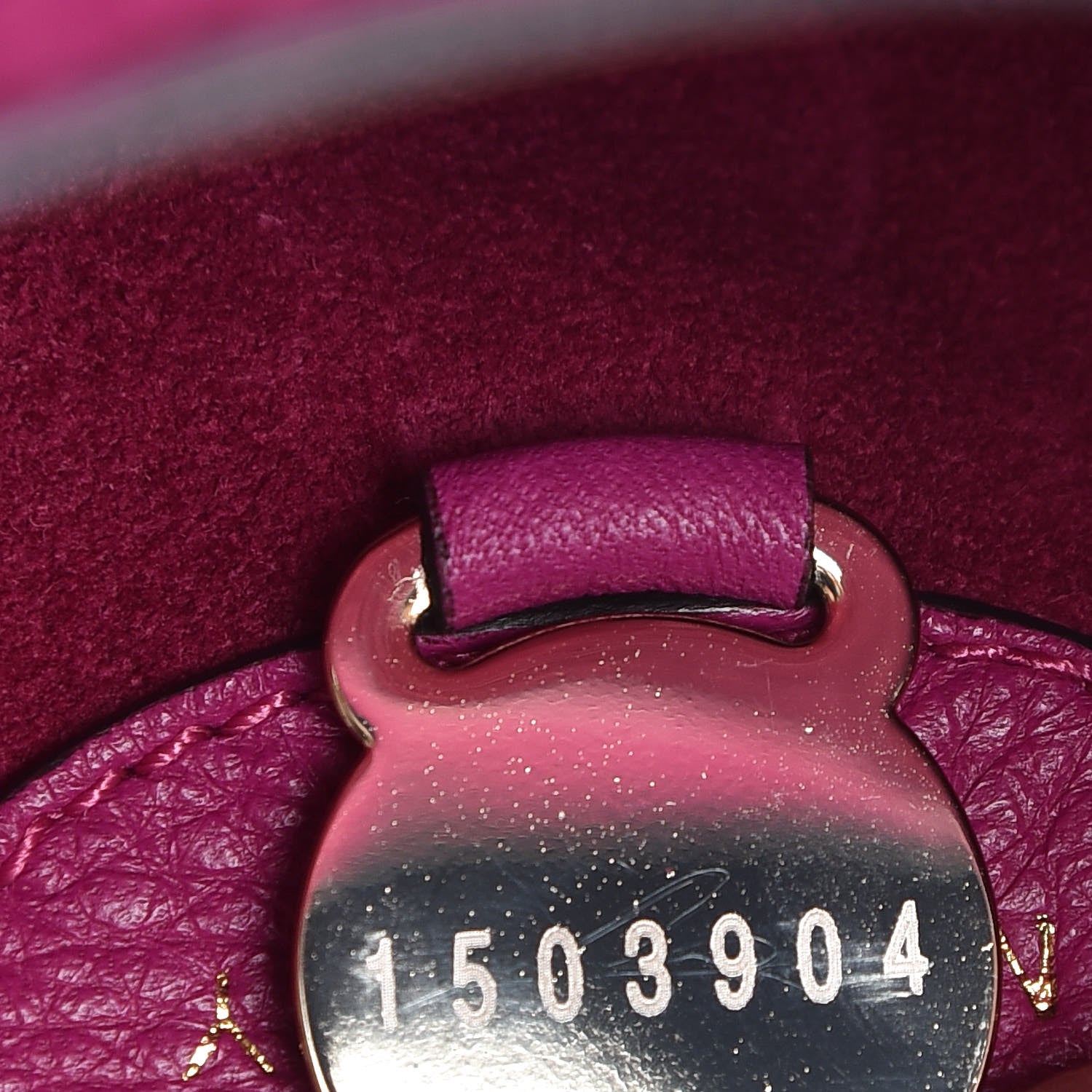 Mulberry Spongy Pebbled Small Bayswater Satchel Hot Fuchsia 9 of 11