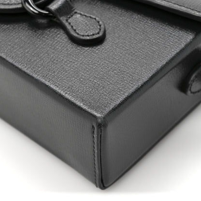 Gucci Azalea Calfskin Monochrome Mini Horsebit 1955 Shoulder Bag Black 11 of 12