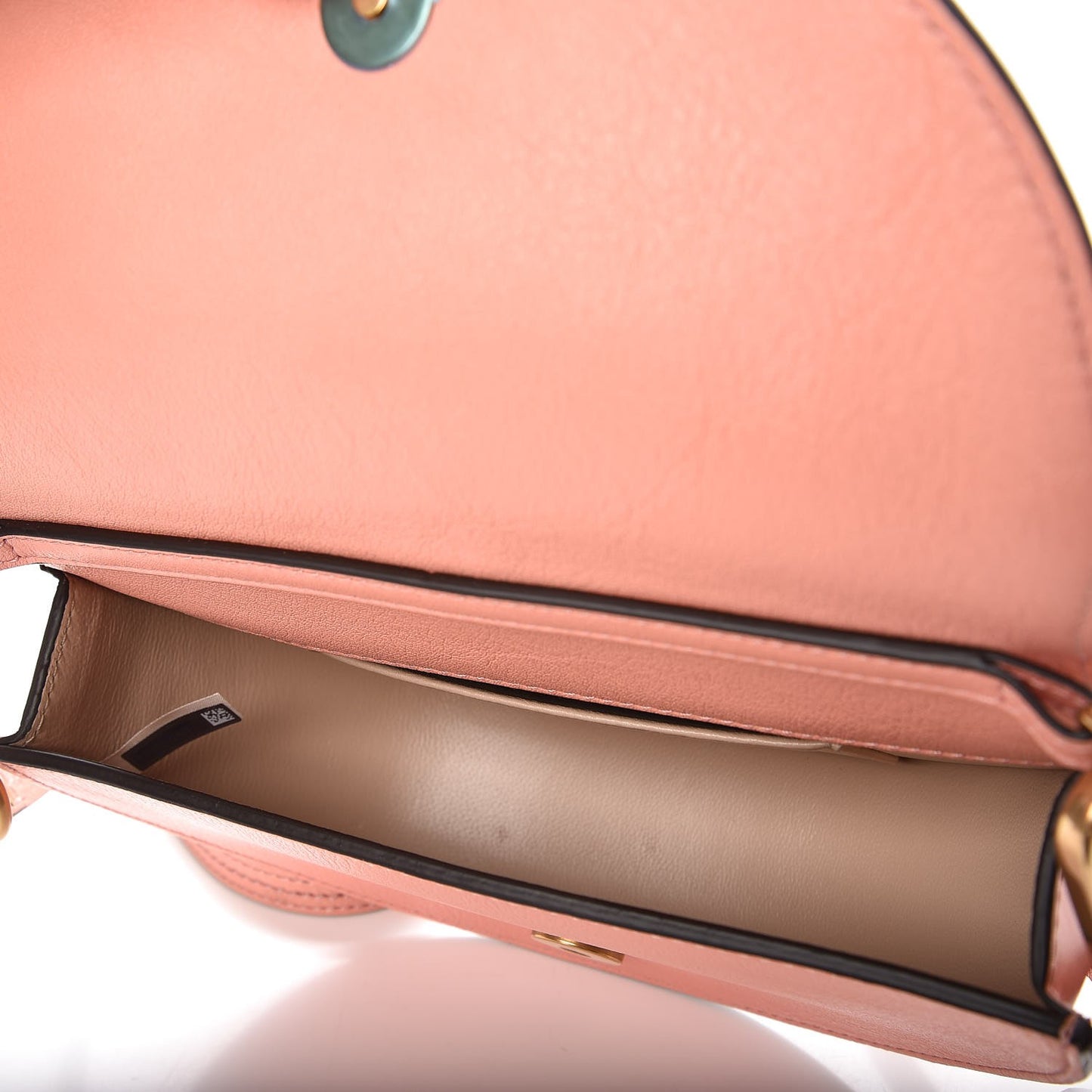 Calfskin Small Nile Bracelet Minaudiere Bag Ideal Blush