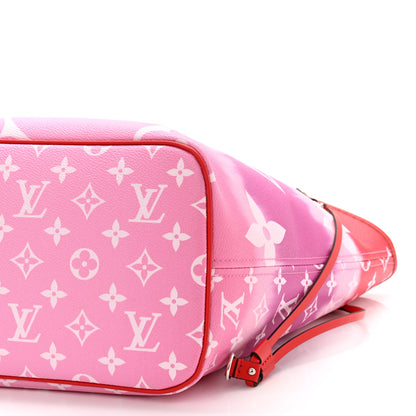 Louis Vuitton Monogram Escale Neverfull MM Rouge 11 of 12
