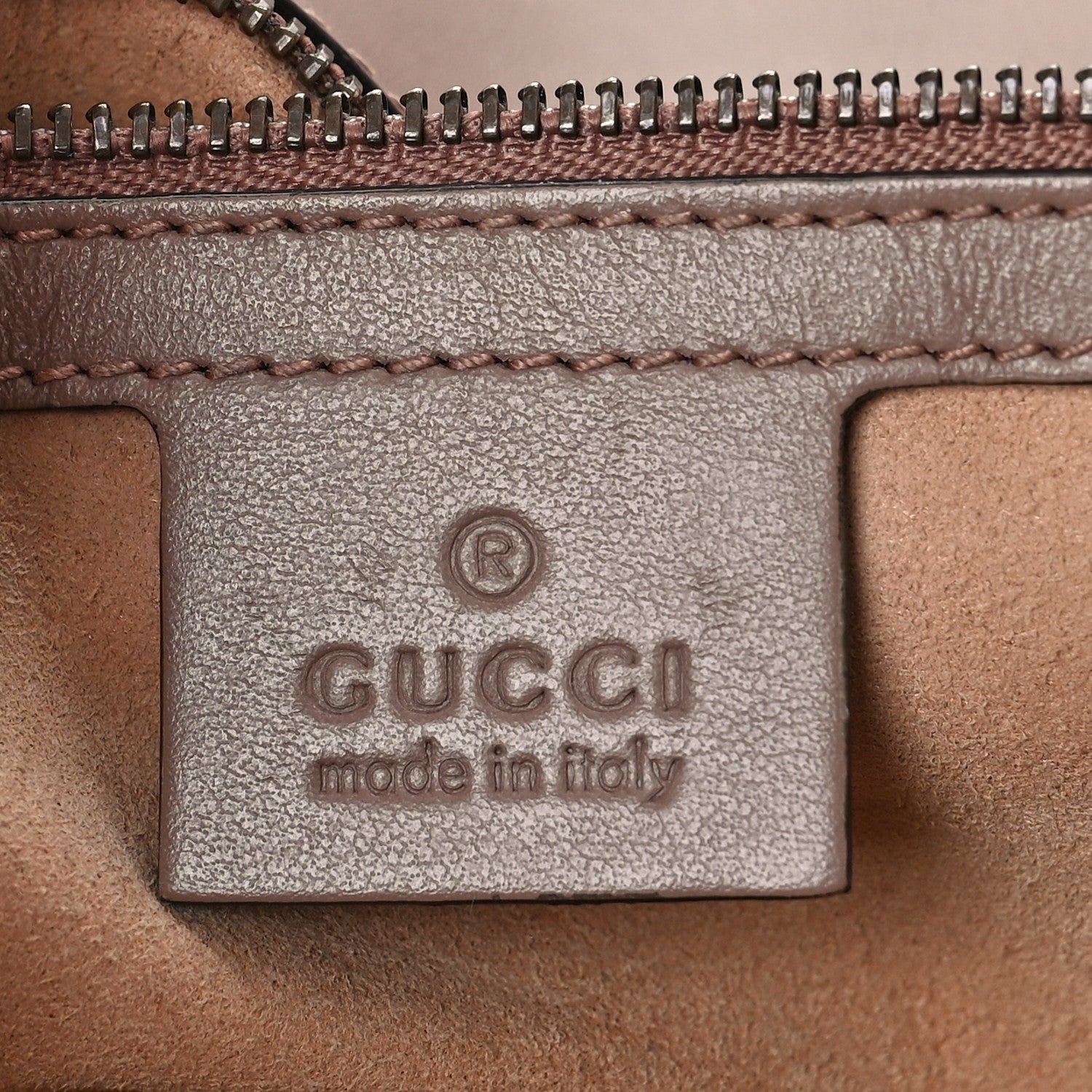 Gucci Calfskin Matelasse Small GG Marmont Shoulder Bag Porcelain Rose 6 of 9