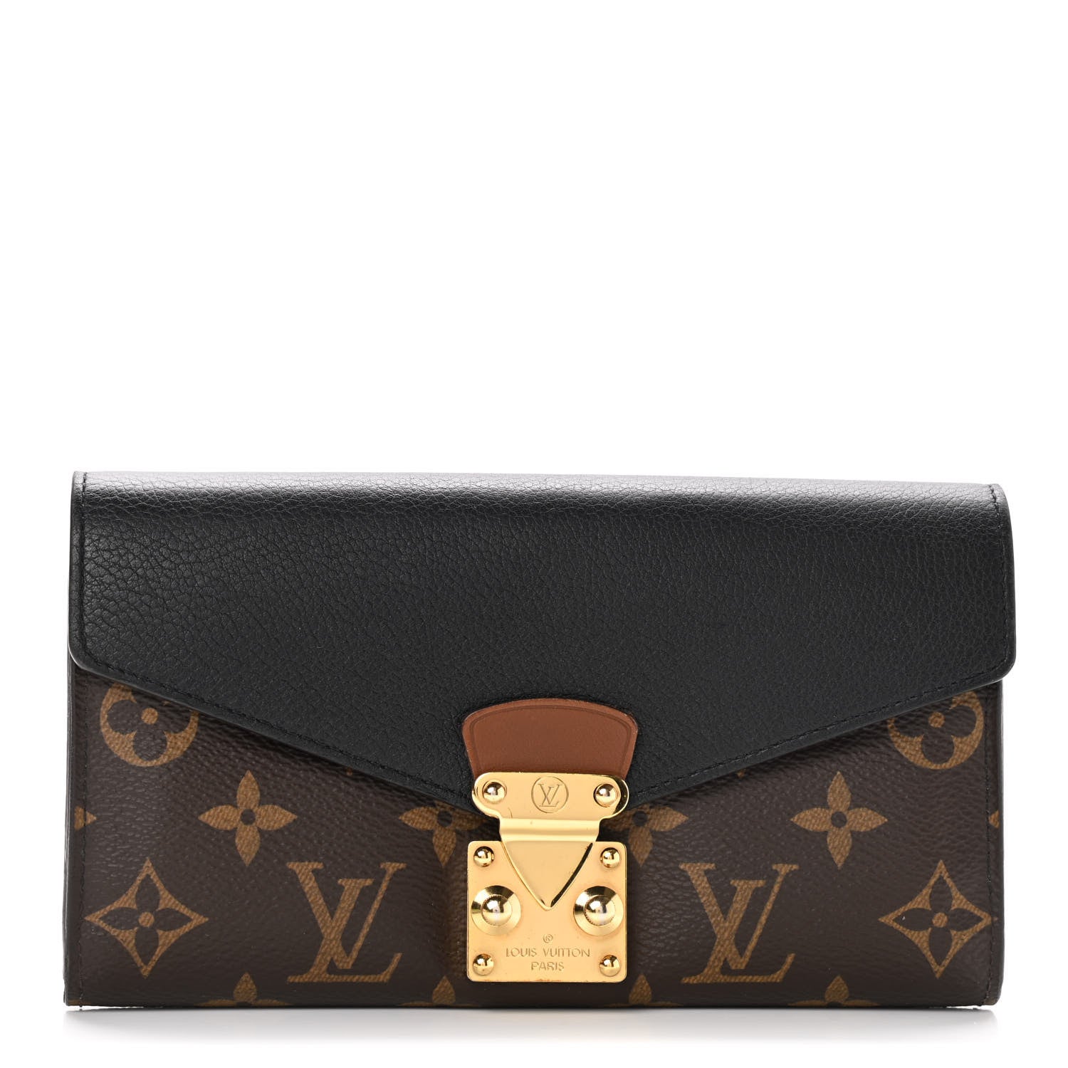 Louis Vuitton Monogram Pallas Wallet Black 1 of 7