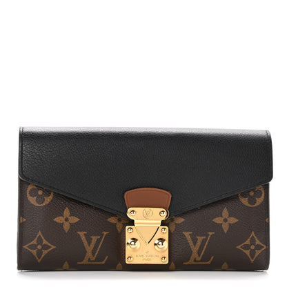 Louis Vuitton Monogram Pallas Wallet Black 1 of 7