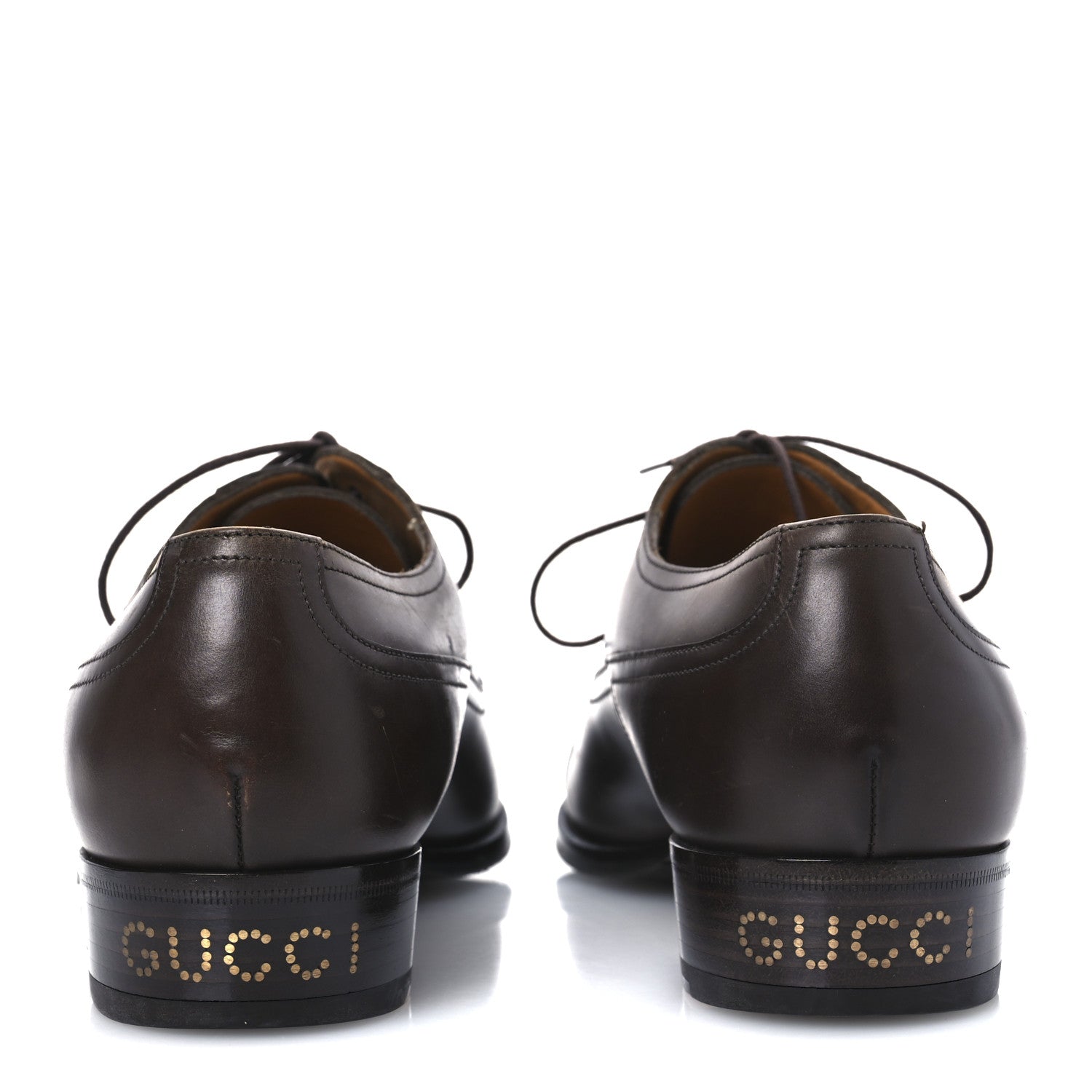 Gucci Calfskin Mens Captoe Oxford Loafers 9 Brown 6 of 16