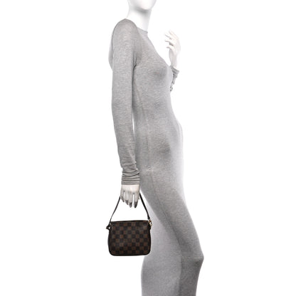 Louis Vuitton Damier Ebene Trousse Make Up Bag Pochette 3 of 9
