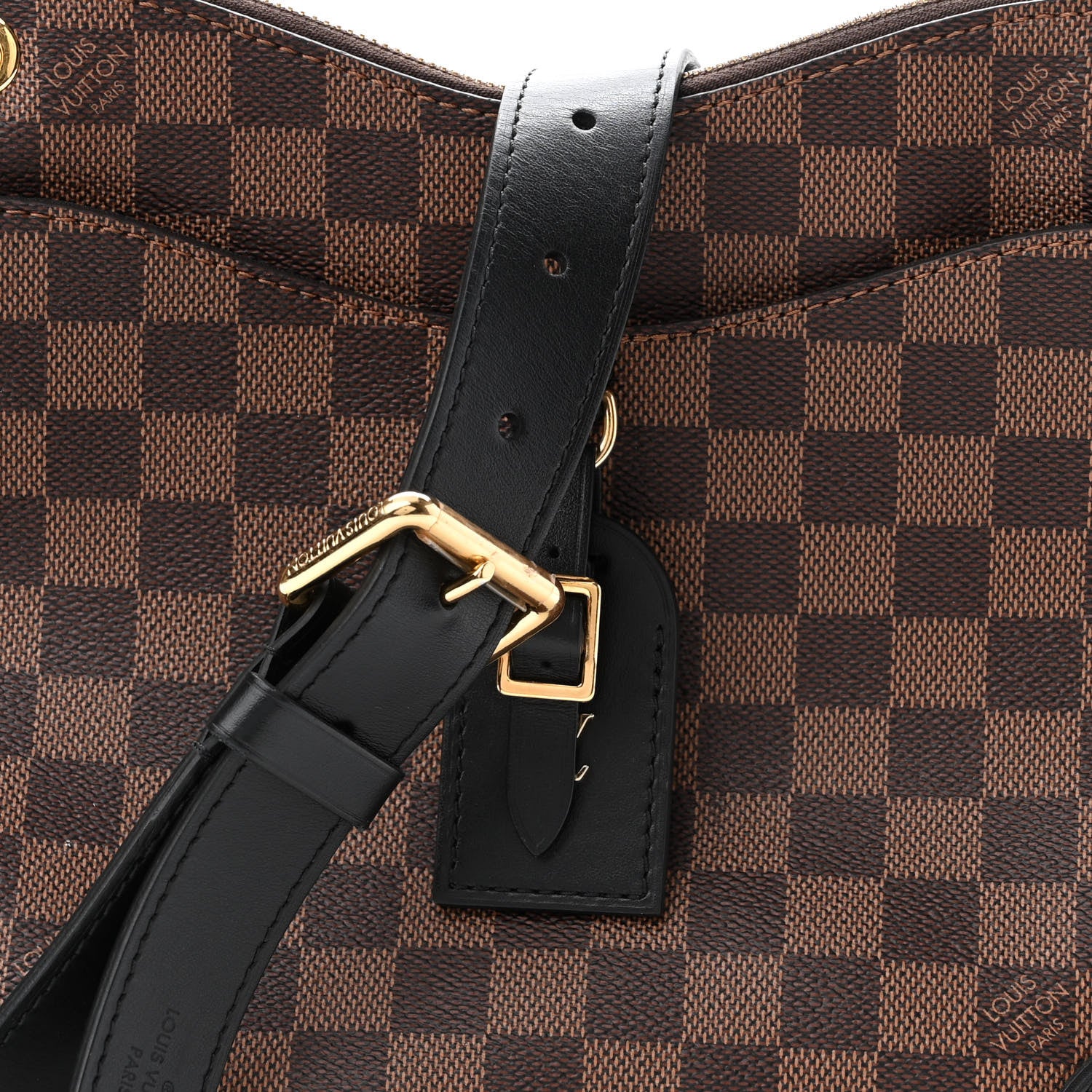 Louis Vuitton Damier Ebene Odeon PM Black 7 of 10