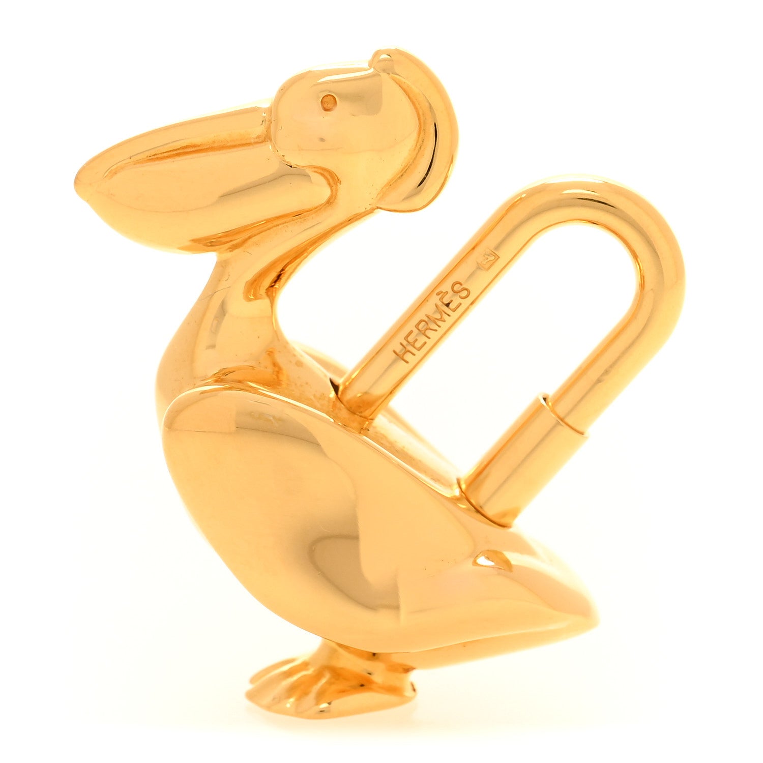 Hermes Pelican Cadena Lock Gold 1 of 4
