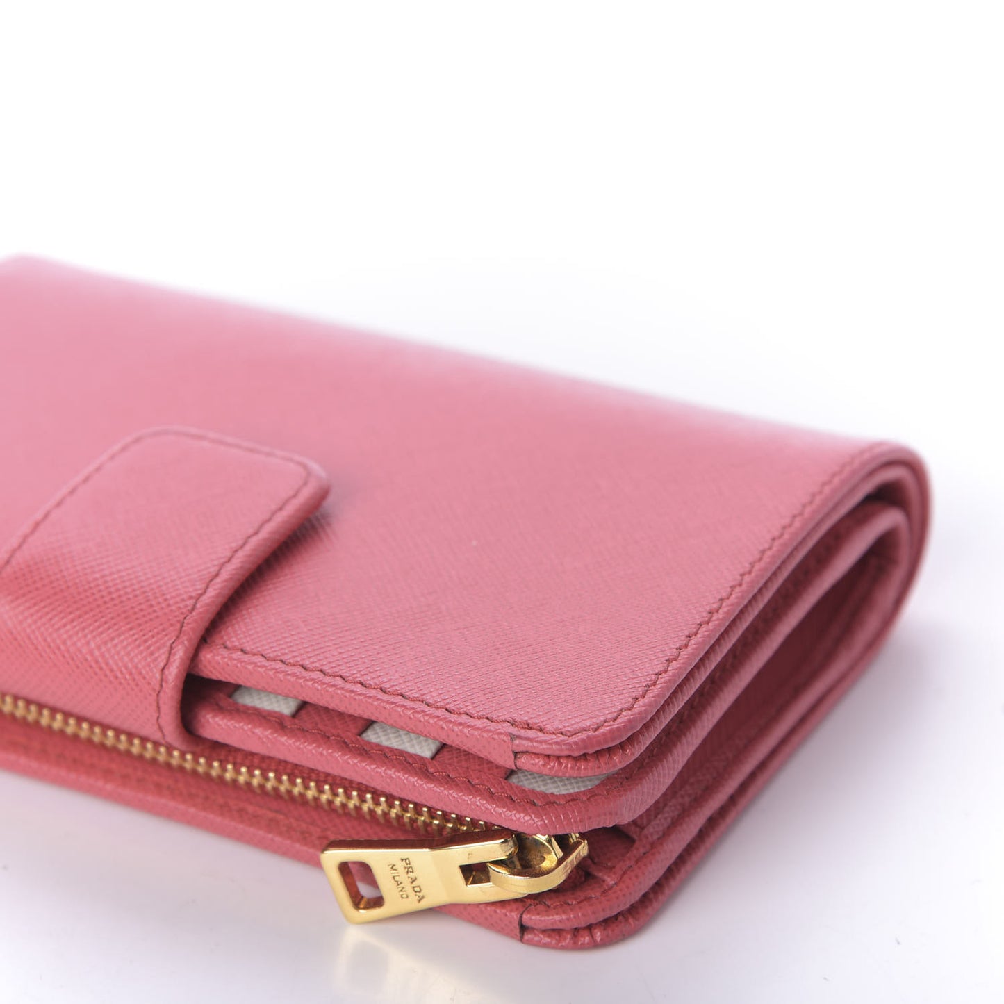 Saffiano Compact Wallet Fragola