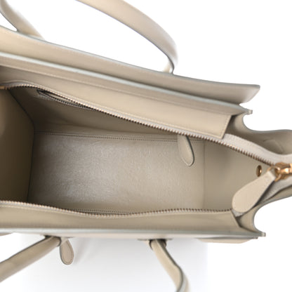 Celine Smooth Calfskin Micro Luggage Mastic 5 of 9