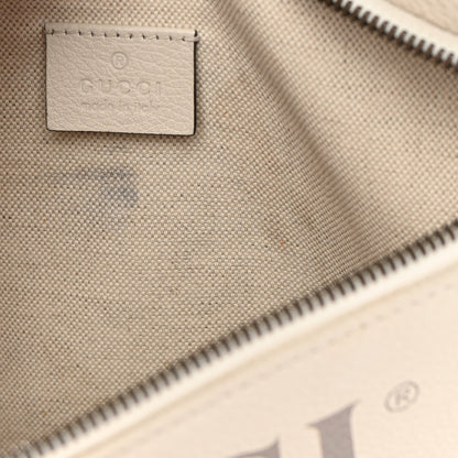 Gucci Grained Calfskin Logo Belt Bag White 11 of 13