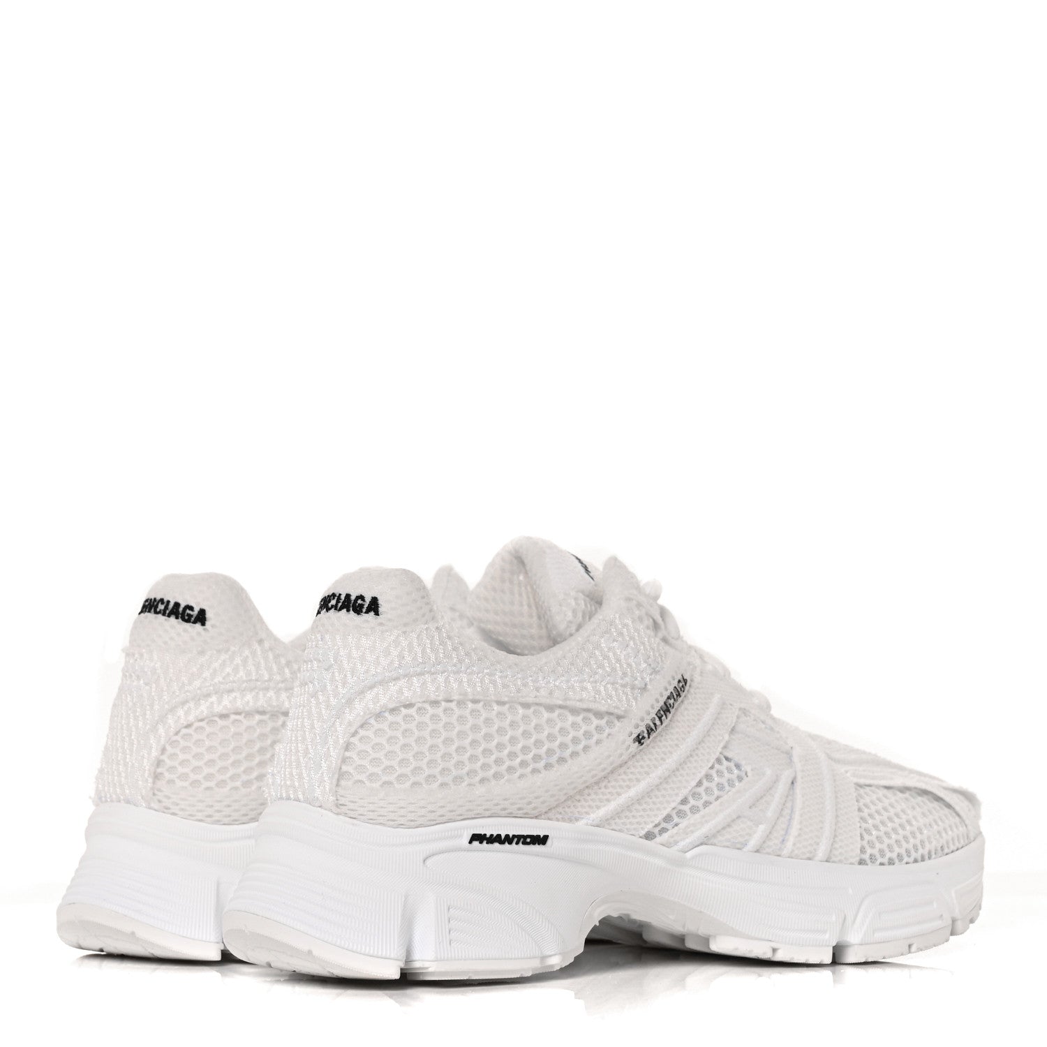 Balenciaga Fabric Mesh Womens Phantom Sneakers 38 White 4 of 7