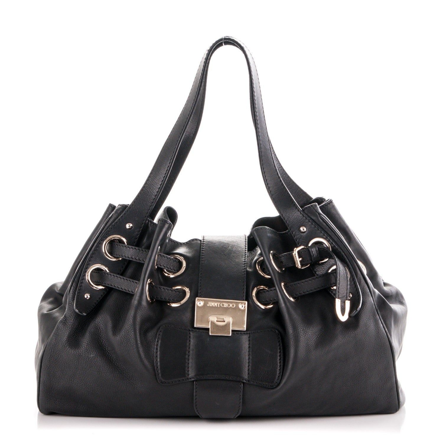 Jimmy Choo Calfskin Ramona Black 1 of 6