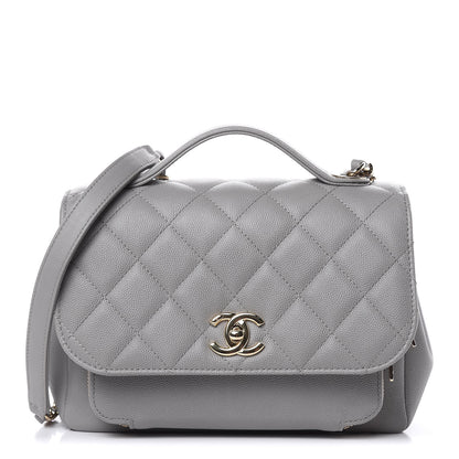 Chanel Caviar Quilted Medium Business Affinity Flap Grey 1 of 9