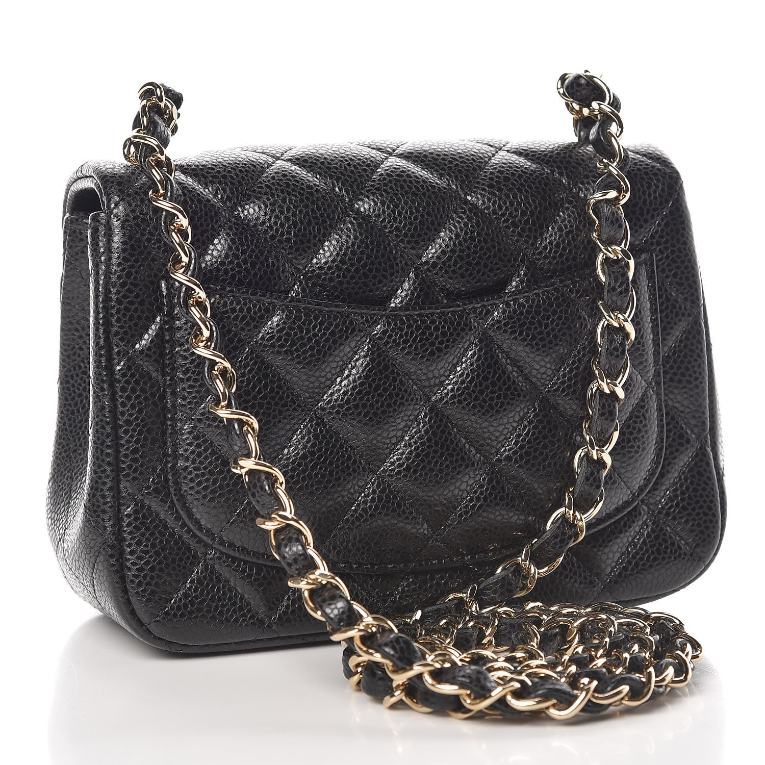 Chanel Caviar Quilted Mini Square Flap Black 3 of 14