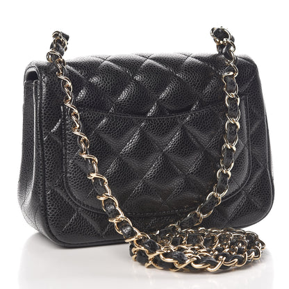 Chanel Caviar Quilted Mini Square Flap Black 3 of 14