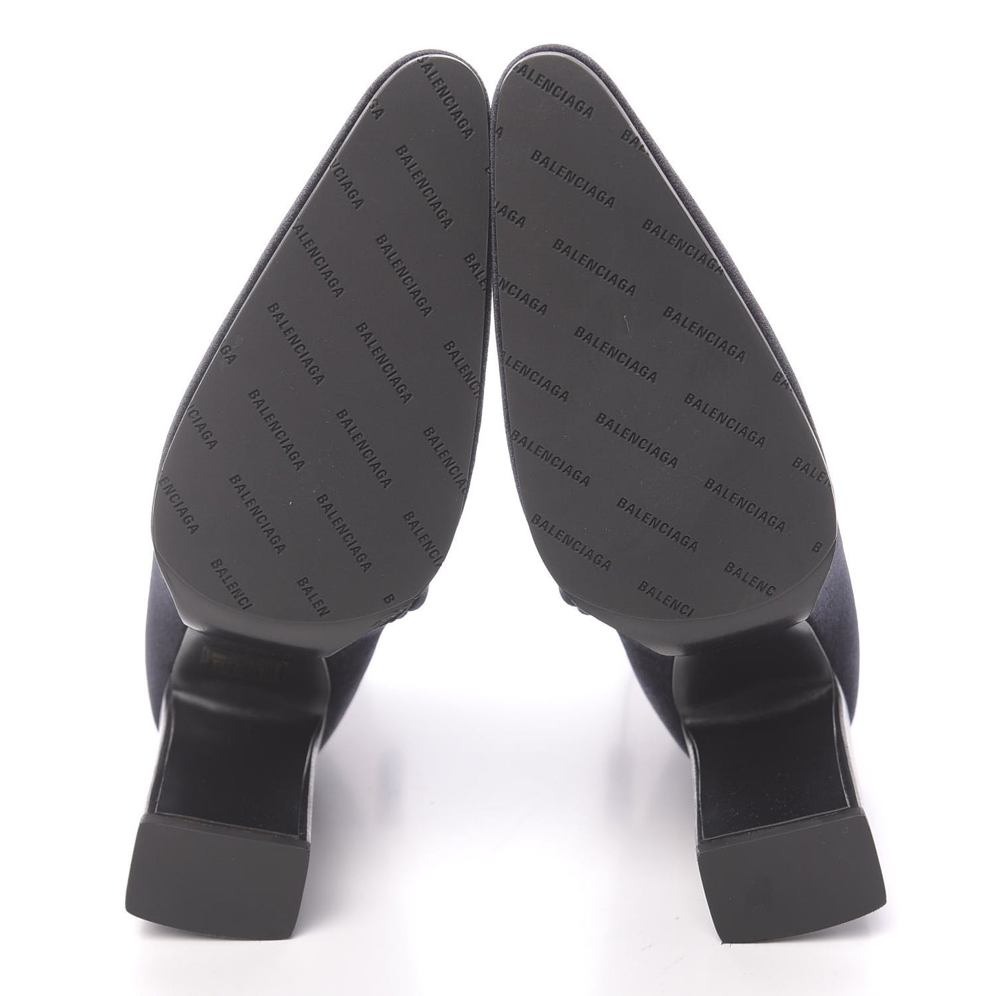 Smooth Velvet Ankle Boots 38 Black