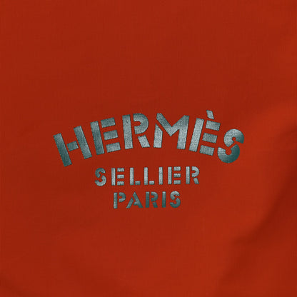 Hermes Canvas Cavaletti Doghouse Feu Gris Carriere 6 of 12