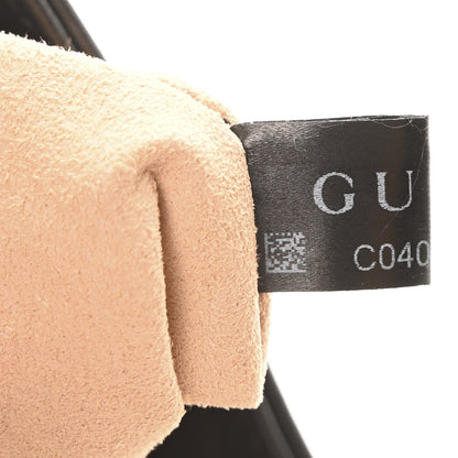 Gucci Softy Wonka Textured Dollar Calfskin Small Diana Bamboo Shoulder Bag Black 7 of 10