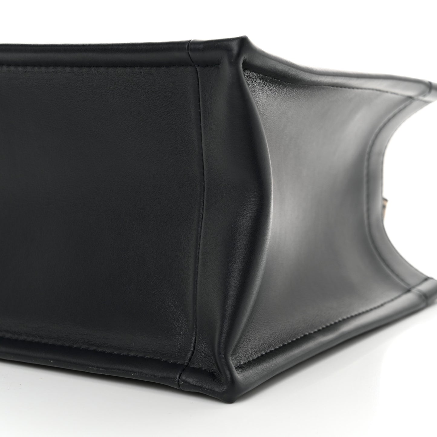 Oblique Calfskin Small Book Tote With Strap Blue Multicolor